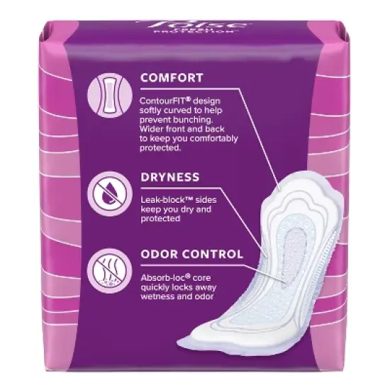 Poise Original Design Postpartum Incontinence Pads for Women - Ultimate Absorbency image {1}