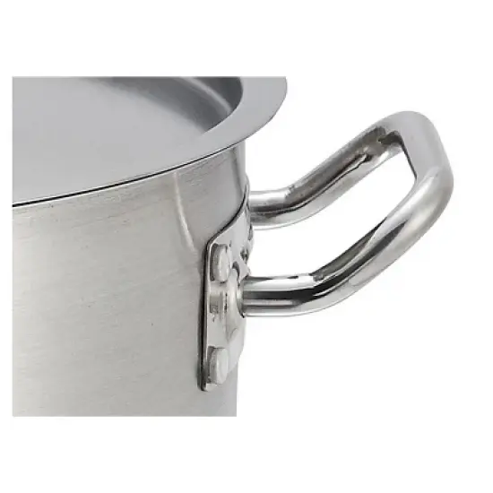 Winco Stock Pot with Cover, Stainless Steel image {2}