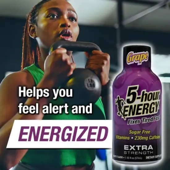 5 Hour Energy Shot Extra Strength - Grape - 1.93oz/10pk image {2}