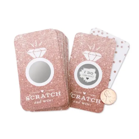 24ct Glitter Scratch Off Game Cards image {7}