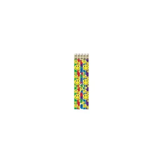 Musgrave Pencil Company Musgrave Happy Face Assorted Motivational Pencils Pack of 12 (MUS1467D) image {2}