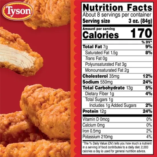 Tyson Buffalo Style Chicken Strips - Frozen - 25oz image {6}