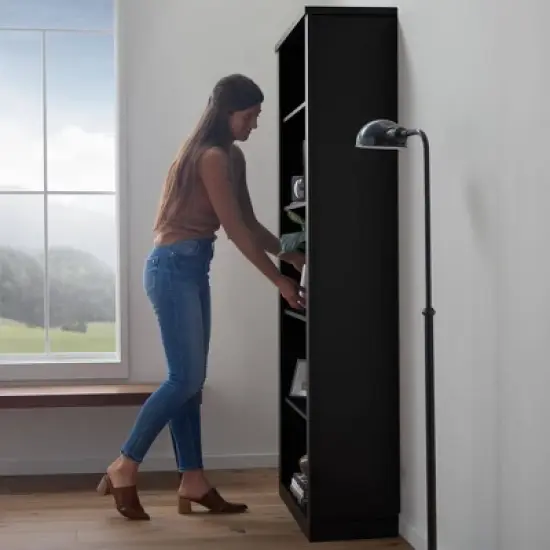 72" Elaine 5 Shelf Standard Bookcase - Brookside Home image {10}