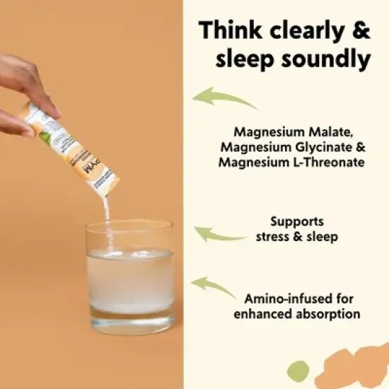 PYM Sleep Magnesium Powder Stick Packs - 10ct image {2}