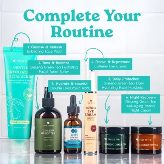 Tree To Tub Gentle Exfoliating Face Wash & Cleanser for All Skin Types-Biodegradable Micro-Exfoliators & Salicylic Acid for Radiant, Even-Looking Skin image {5}