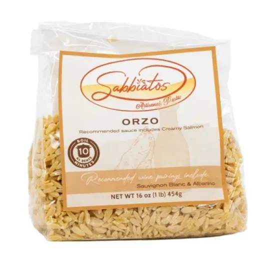 Sabbiatos 16 oz Orzo - Pack of 2 image {1}