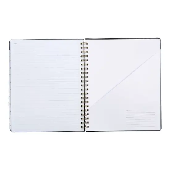 russell+hazel 2023 Planner 9.125"x11.25" Weekly Spiral Bound Black Vegan Leather image {3}