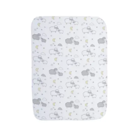 Everyday Kids 12 Pack Burp Cloths &ndash; Soft, Absorbent Cotton Flannel in - Sheeps/Clouds/Stars image {2}