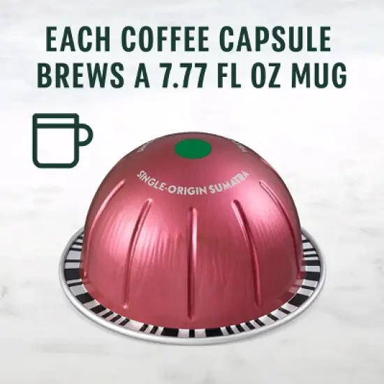 Starbucks by Nespresso Vertuo Line Single-Origin Sumatra image {4}