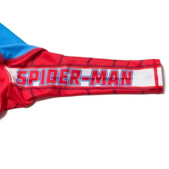 Marvel Avengers Spider-Man Zip Up One Piece Bathing Suit Toddler  image {5}