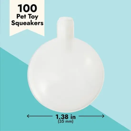 Juvale Toy Pet Dog Squeakers Replacement (100 Pack) image {5}