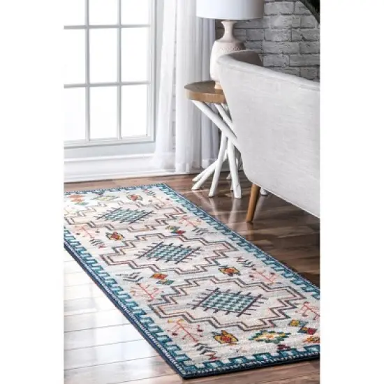 nuLOOM Richelle Global Medallion Area Rug image {4}