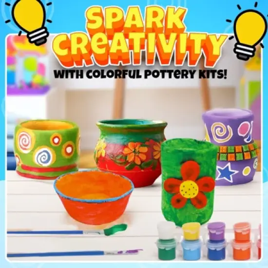 Play Brainy | Pottery Kit for Kids - Do It Yourself Clay Kit image {4}