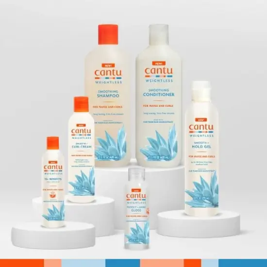Cantu Weightless Smooth + Curl Enhancer Cream - 10oz image {5}