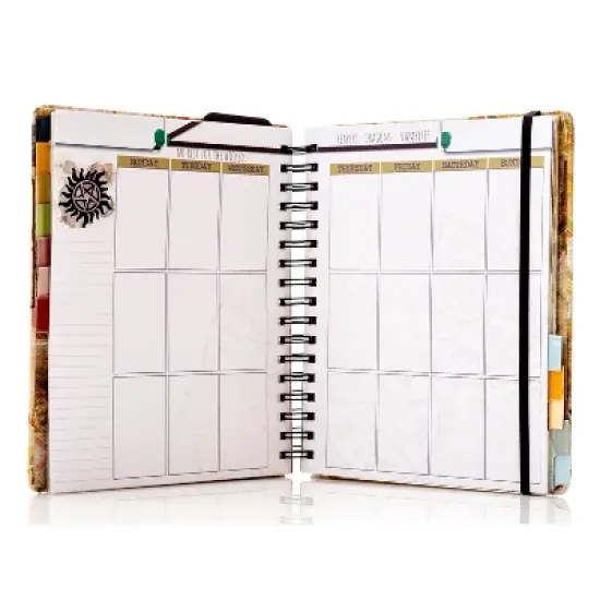 Undated Supernatural Spiral Planner Weekly - Con*Quest Journals image {5}