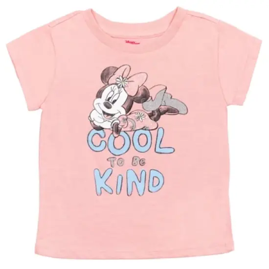 Mickey Mouse & Friends Minnie Little Girls 3 Pack Graphic T-Shirt Pink / Yellow/ Blue  image {5}