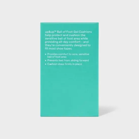 Ball of Foot Gel Cushion - 3pk - up&up&trade; image {2}