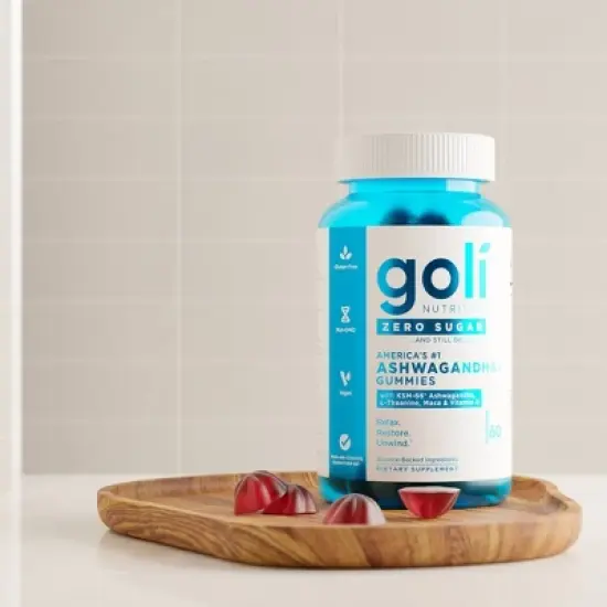 Goli Nutrition Ashwagandha Sugar Free Dietary Supplement Vegan Gummies - 60ct image {2}