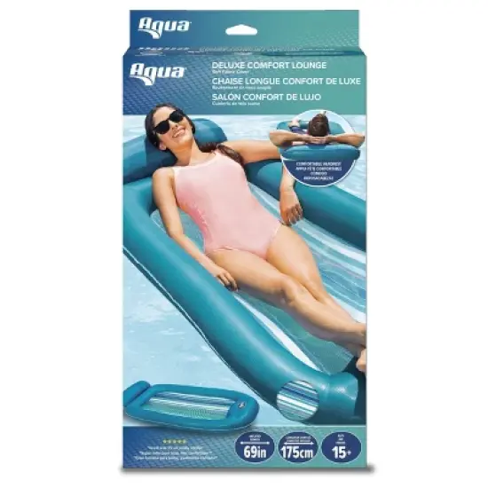 Aqua Leisure WSS Comfort Lounge: Pool Floats for Adults, Polyester Material image {5}