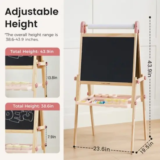 Tiny Land&reg; Magnitales Easel for Kids - Pink image {8}