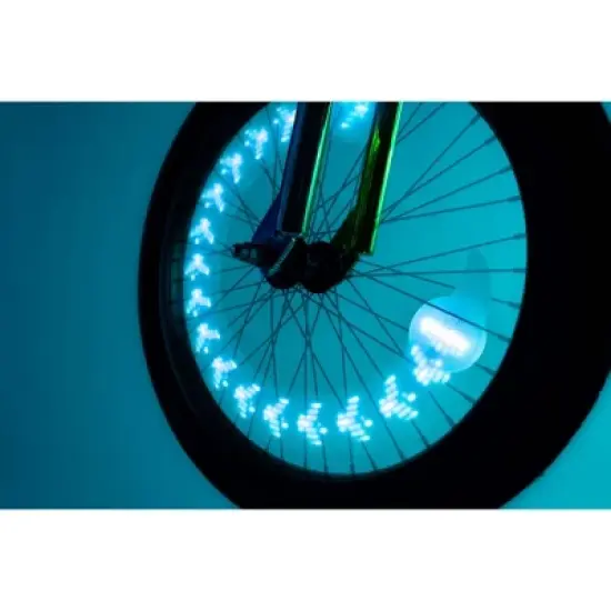 Brightz Shape Patterned Bike Wheel LED Light: Silicone Reflector Accessory image {5}
