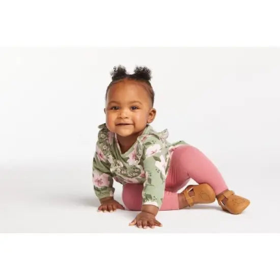 Carter's Just One You&reg; Baby Girls' 2pc Floral Top & Bottom Set - Green image {2}