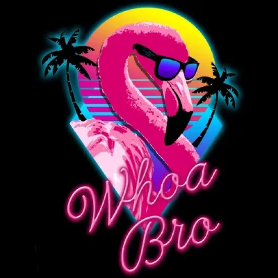 Men's Design By Humans Whoa Bro By tararisingnc Tank Top image {1}