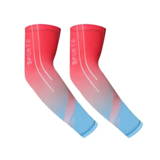 Unique Bargains Perspiration Wicking Arm Sleeves 1 Pair image {8}
