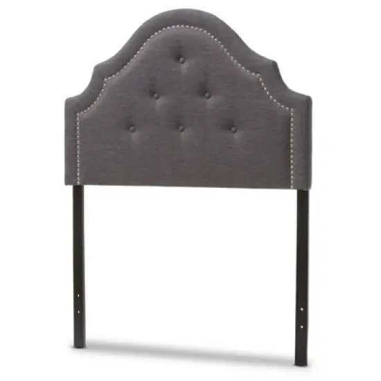 Cora Modern And Contemporary Fabric Upholstered Headboard - Twin - Baxton Studio image {4}