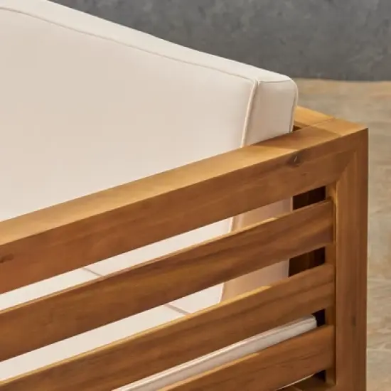 Syemin Patio Seating Sets Outdoor, Featuring Unique Design, Ideal for Chats, Perfect for Gardens, Living Spaces, Beige, 81.5"*53.5"*24" image {4}