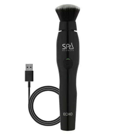 Spa Sciences ECHO Sonic Makeup Brush with Antimicrobial Bristles image {4}