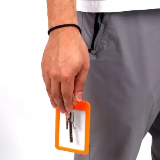 Unique Bargains Polyester Wear-resistant Lightweight ID Card Wrist Lanyard with Hook image {5}