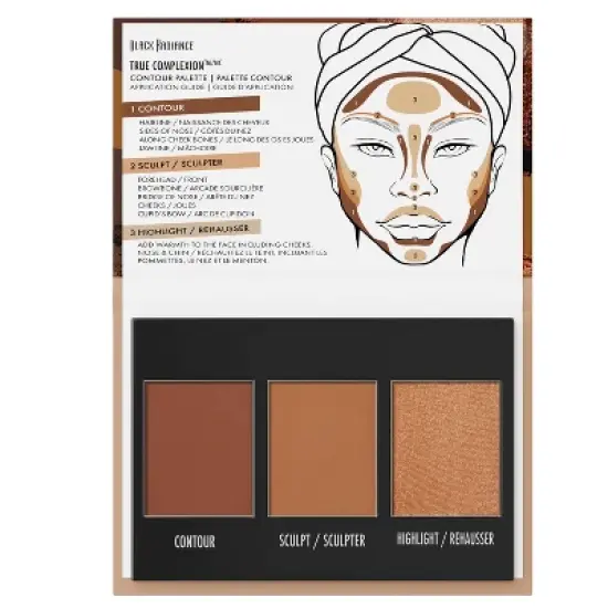 Black Radiance True Complexion Contour Palette - 0.38oz image {1}