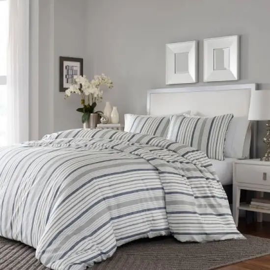 Gray Conrad Duvet Cover Set - Stone Cottage&reg; image {3}