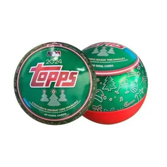 2024 Topps MLB Holiday Baseball Trading Card Tin image {2}