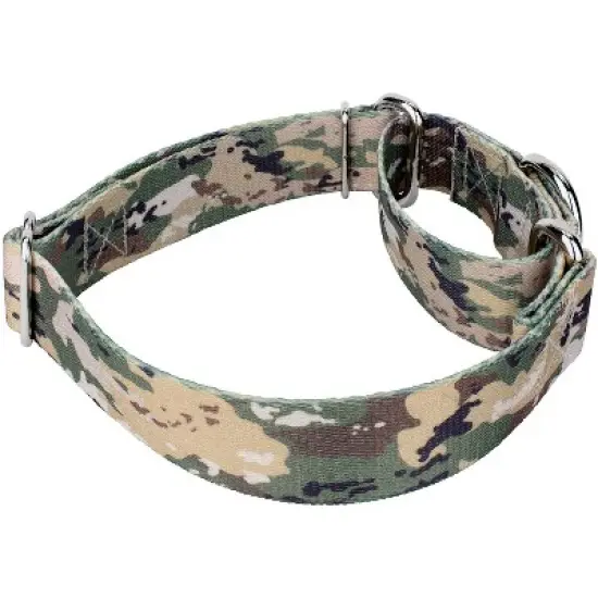 Country Brook Petz Mountain Viper Camo Martingale Dog Collar image {2}