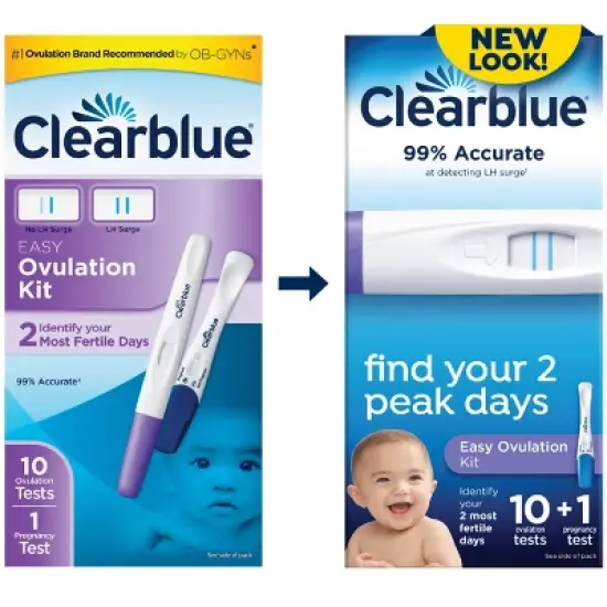Clearblue Easy Ovulation Kit with Pregnancy Test - 11ct image {2}