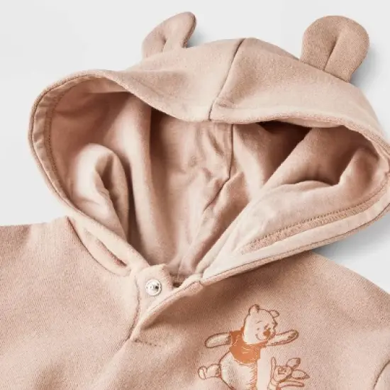 Baby Boys' Winnie the Pooh Sweatshirt Bodysuit - Beige image {2}