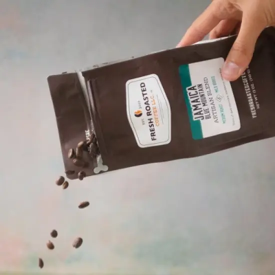 Fresh Roasted Coffee, Jamaica Blue Mountain Blend, Ground Coffee image {2}