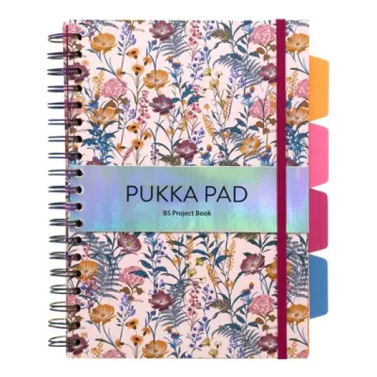 Pukka Pads B5 Bloom Project Book - Assorted - Pack 3 image {3}