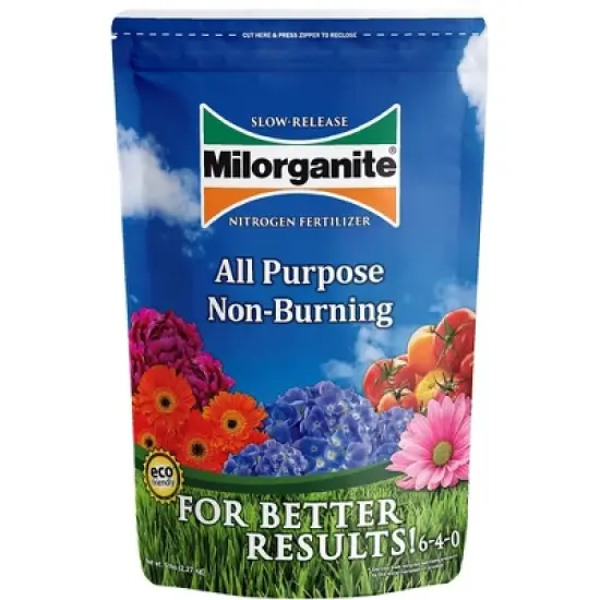 Milorganite All-Purpose Eco-Friendly Slow-Release Nitrogen Fertilizer 6-4-0 image {4}