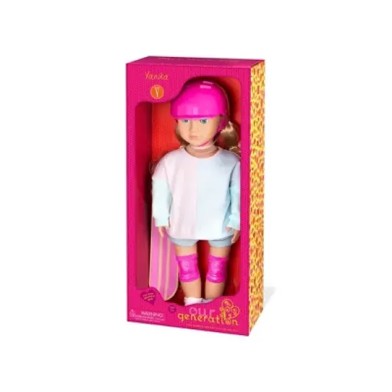 Our Generation Yanika 18" Skateboarder Doll image {4}