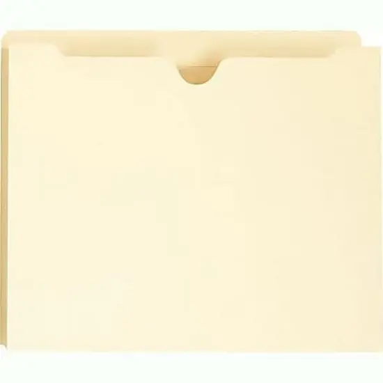 Universal Manila File Jackets with Reinforced Tabs One Inch Expansion Letter 50/Box 73500 image {1}