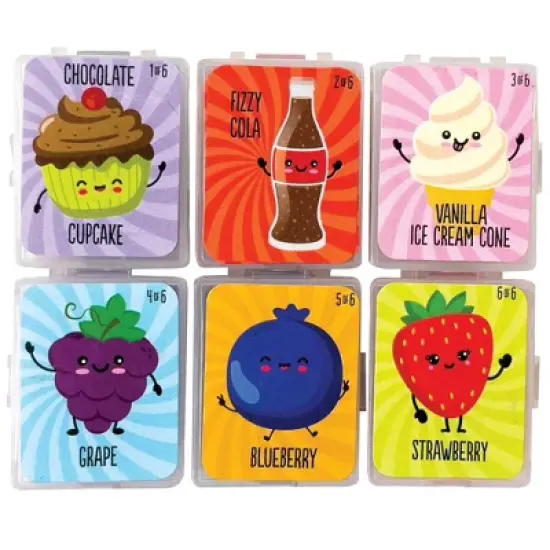 Link Up Scented Kneaded Erasers (12 Pack) - Mystery Puzzle & Fun Scents image {4}