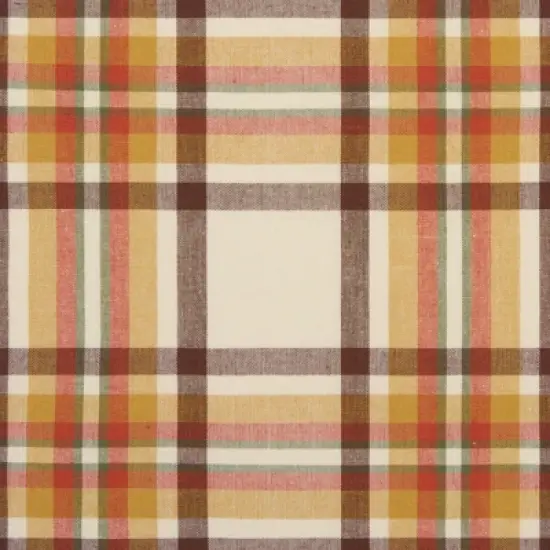 Russet Harvest Woven Plaid Tablecloth - Elrene Home Fashions image {2}