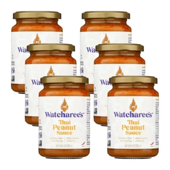 Watcharee's Thai Peanut Sauce - Case of 6/9.8 fz image {7}
