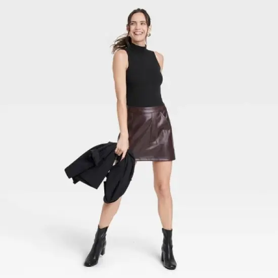 Women's Mock Turtleneck Tank Bodysuit - A New Day&trade; image {2}