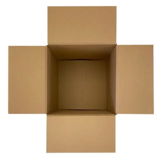 UOFFICE Heavy Duty Corrugated Boxes 18" x 18" x 18" 275lb Pack of 10 Cube Boxes image {4}