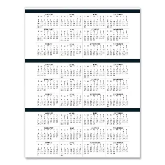 Four-Person Group Practice Daily Appointment Book, 11 x 8.5, Black Cover, 12-Month (Jan to Dec): 2026 image {2}