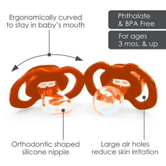 BabyFanatic Officially Licensed Pacifier 2-Pack - MLB San Francisco Giants image {6}